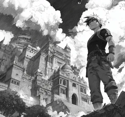 校园题材漫画封面墙与标签示例